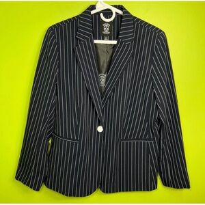 Hipchik Couture stripped classy blazer Y2K size 14 great condition